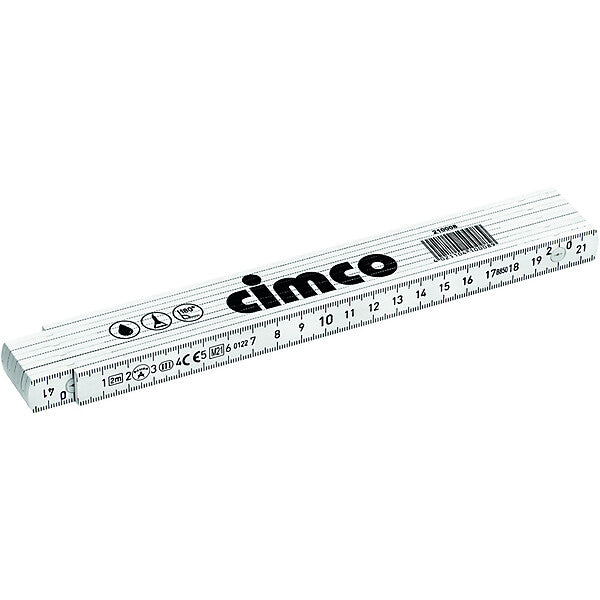 CIMCO Gliedermaßstab 2m, Kunststoff 210008
